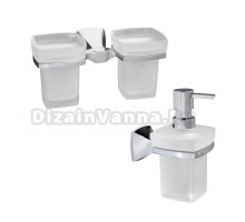 Набор Стакан Wasserkraft Wern K-2528D двойной + Дозатор K-2599