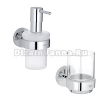 Набор Стакан Grohe Essentials 40369 + Дозатор 40448001