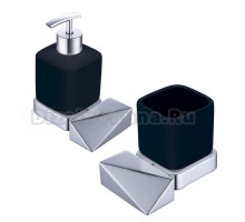 Набор Стакан Boheme New Venturo 10314-CR-B + Дозатор 10317-CR-B