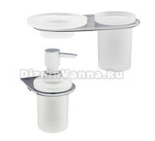 Набор Стакан Wasserkraft Kammel K-8326 с мыльницей + Дозатор K-8399