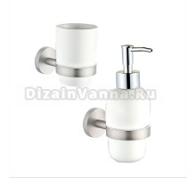 Набор Стакан Allen Brau Priority 6.31002-BN брашированный никель + Дозатор 6.31006-BN брашированный никель