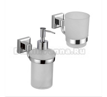 Набор Стакан Savol 95 S-009558 хром + Дозатор S-009531
