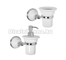 Набор Стакан Tiffany World Harmony TWHA109bi/cr + Дозатор TWHA108bi/cr