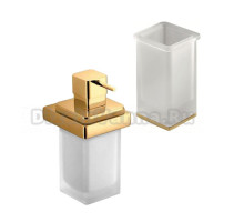 Набор Стакан Colombo Design Lulu B6241.gold + Дозатор B9321.gold