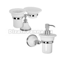 Набор Стакан Tiffany World Harmony TWHA141bi/cr + Дозатор TWHA108bi/cr