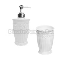 Набор Стакан Fora Elegance FS-44W + Дозатор FS-41W