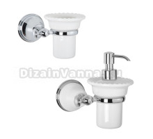 Набор Стакан Tiffany World Harmony TWHA109cr + Дозатор TWHA108bi/cr