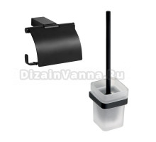 Набор Держатель Bemeta Nero 135012010 + Ершик 135013010