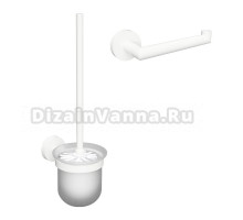 Набор Держатель Bemeta White 104212034 white + Ершик 104113014