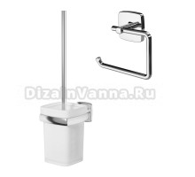 Набор Держатель AM.PM Gem A9034100 + Ершик A9033400