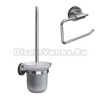 Набор Держатель Fora Lord FOR-LORD016CR + Ершик FOR-LORD020CR