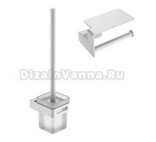 Набор Держатель Boheme Q 10941-MW Matt White + Ершик 10954-MW Matt White