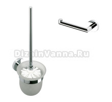 Набор Держатель Bemeta Omega 104212032 L, chrome + Ершик Bemeta Omega 104113012