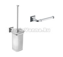 Набор Держатель Colombo Design Portofino B3208D хром + Ершик B3207 хром