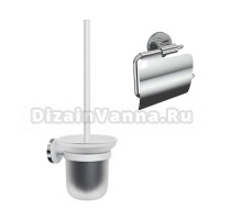 Набор Держатель Fora Lord FOR-LORD015CR + Ершик FOR-LORD020WT