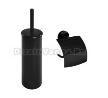 Набор Держатель Bemeta Dark 104112010 + Ершик 102313060