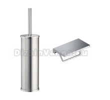 Набор Держатель Wasserkraft K-1425 с полкой для телефона + Ершик K-1047