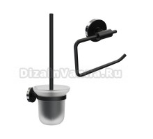 Набор Держатель Fora Lord FOR-LORD016BL + Ершик FOR-LORD020BL