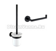 Набор Держатель Allen Brau Priority 6.31007-31 черный + Ершик 6.31008-31 черный