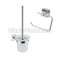 Набор Держатель Fixsen Kvadro FX-61310A + Ершик FX-61313