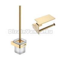 Набор Держатель Boheme Q 10941-MG Matt Gold + Ершик 10954-MG Matt Gold