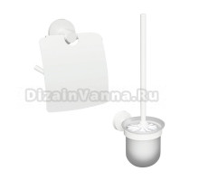 Набор Держатель Bemeta White 104112014 white + Ершик 104113014