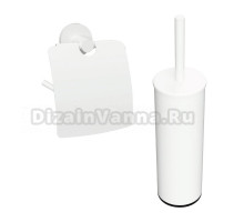 Набор Держатель Bemeta White 104112014 white + Ершик 102313064