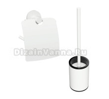 Набор Держатель Bemeta White 104112014 white + Ершик 104913094