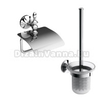 Набор Держатель Art&Max Bohemia AM-E-4283-Cr + Ершик AM-E-4281-Cr