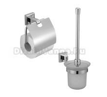 Набор Держатель Savol 95 S-009551 хром + Ершик S-009594 хром