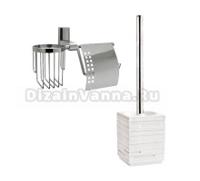 Набор Держатель Wasserkraft Leine K-5059 с держателем освежителя воздуха + Ершик K-3827