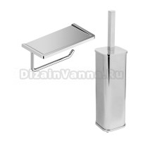 Набор Держатель Wasserkraft K-1325 с полкой для телефона + Ершик K-1117