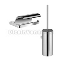 Набор Держатель Keuco Collection Moll 12760 хром + Ершик 12769 хром, антрацит