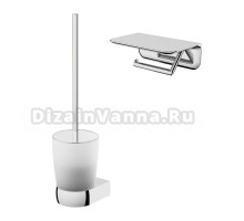 Набор Держатель AM.PM Sensation A30341500 с полкой для телефона + Ершик A3033300