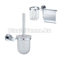 Набор Держатель Wasserkraft Donau K-9459 с держателем освежителя воздуха + Ершик K-9427