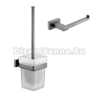 Набор Держатель BELZ B904 B90403-2 вороненая сталь + Ершик B90410 вороненая сталь