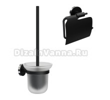 Набор Держатель Fora Lord FOR-LORD015BL + Ершик FOR-LORD020BL