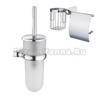 Набор Держатель Wasserkraft Berkel K-6859 с держателем освежителя воздуха + Ершик K-6827