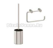 Набор Держатель IDDIS Petite PETSS00i43 открытый + Ершик PETSSPOi47 сатин