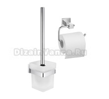 Набор Держатель Timo Selene 10041/00 chrome + Ершик 10061/00 chrome