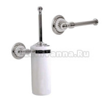 Набор Держатель Boheme Hermitage Chrome 10395 + Ершик 10393