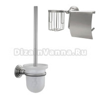 Набор Держатель Wasserkraft Ammer K-7059 с держателем освежителя воздуха + Ершик K-7027