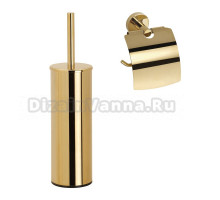 Набор Держатель Bemeta Brilo 161112010 gold polished + Ершик 161313060 глянцевое золото