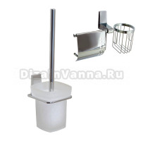 Набор Держатель Wasserkraft Lopau K-6059 с держателем освежителя воздуха + Ершик K-6027