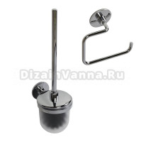 Набор Держатель Fixsen Round FX-92110B + Ершик FX-92113
