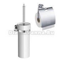 Набор Держатель AQUATEK Бетта AQ4609CR хром + Ершик AQ4610CR хром