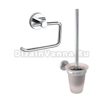 Набор Держатель Rav Slezak Colorado COA0401 хром + Ершик COA0500 хром