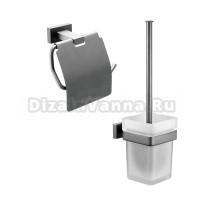 Набор Держатель BELZ B904 B90403 вороненая сталь + Ершик B90410 вороненая сталь