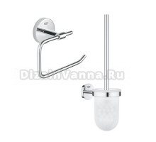 Набор Держатель Grohe BauCosmopolitan 40457001 + Ершик 40463001 хром