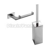Набор Держатель Colombo Design Look B1608.000 + Ершик B1626.CR ABS